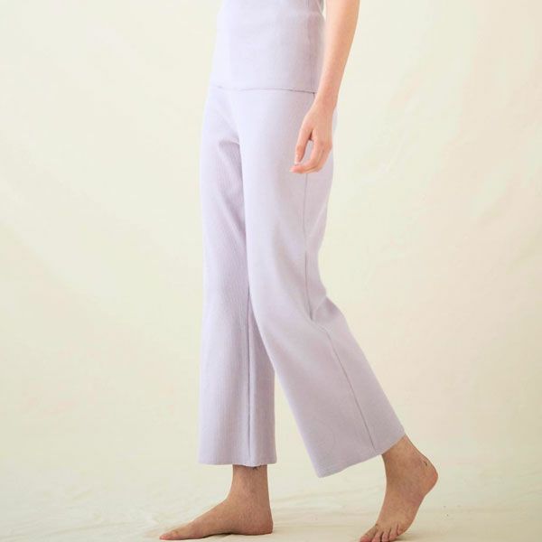 オーガニックコットン スパンリブパンツ