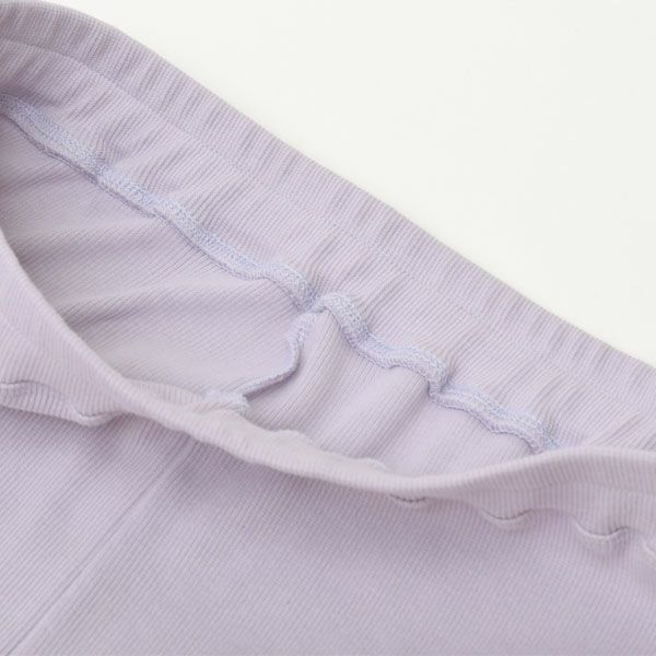 オーガニックコットン スパンリブパンツ