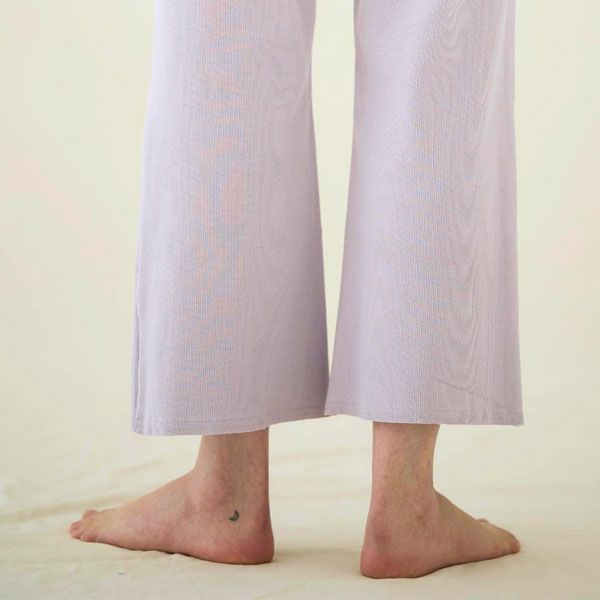 オーガニックコットン スパンリブパンツ