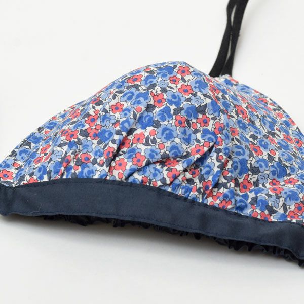 オーガニックコットン リバティキャンディフラワーブラ