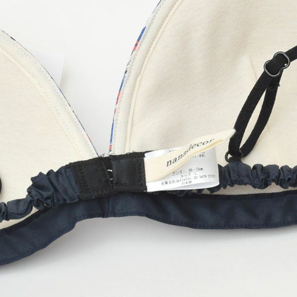 オーガニックコットン リバティキャンディフラワーブラ