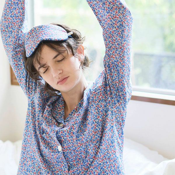 オーガニックコットン リバティキャンディフラワーアイマスク