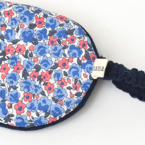 オーガニックコットン リバティキャンディフラワーアイマスク