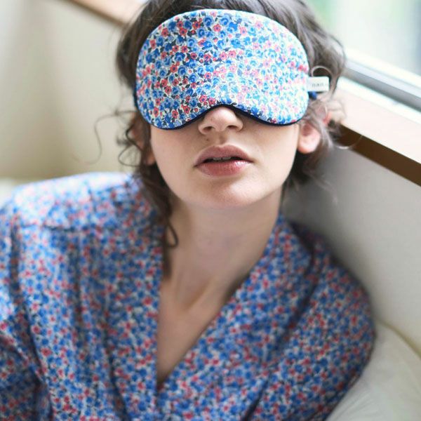 オーガニックコットン リバティキャンディフラワーアイマスク