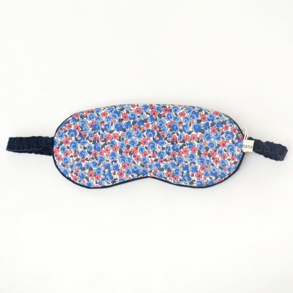 オーガニックコットン リバティキャンディフラワーアイマスク