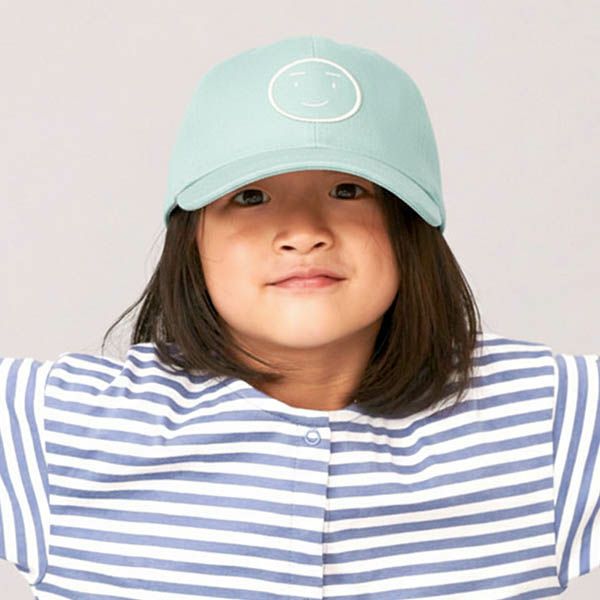 オーガニックコットン キッズベースボールキャップ