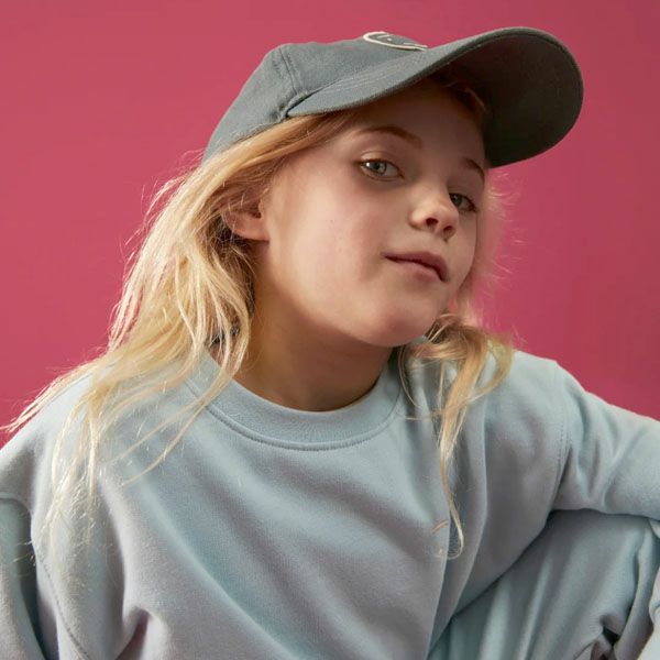 オーガニックコットン キッズベースボールキャップ