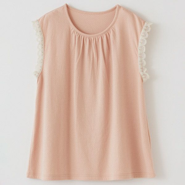 オーガニックコットン スズラン半袖トップス