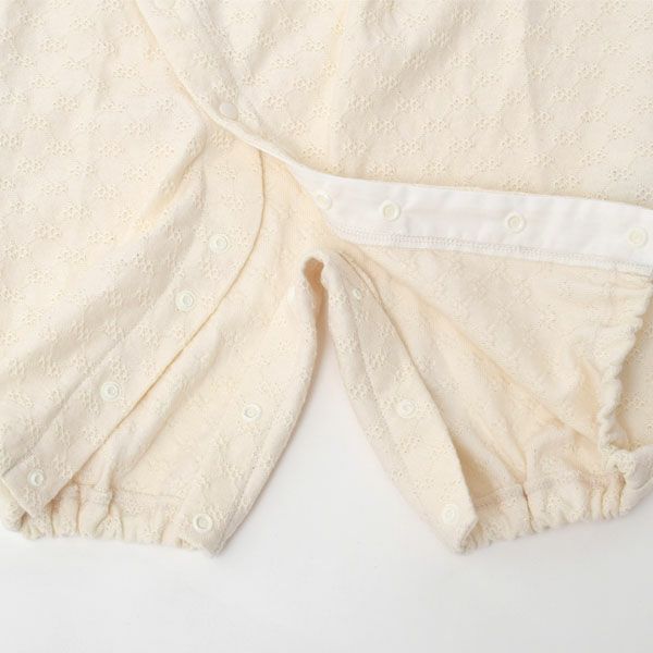 オーガニックコットン ベビー ジャガード×パイル2wayドレス