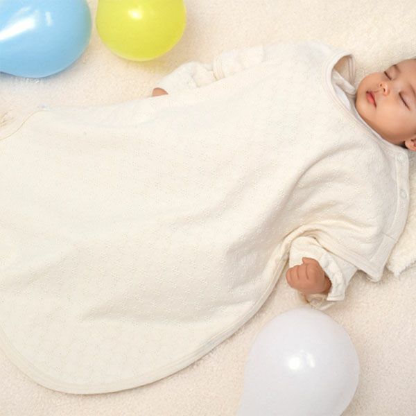 オーガニックコットン ベビー ジャガード×パイルスリーパー