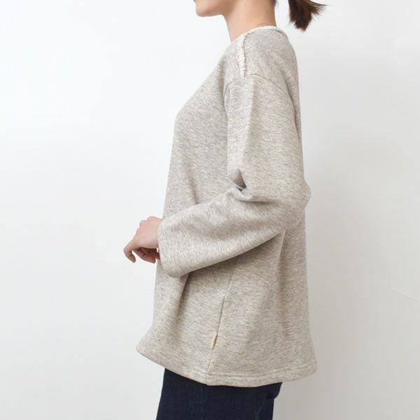 オーガニックコットン&ヤク 裏毛プルオーバー