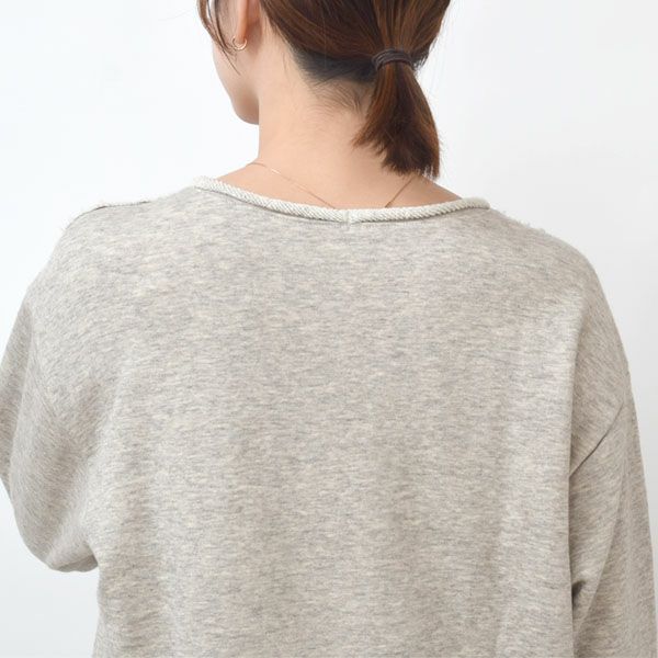 オーガニックコットン&ヤク 裏毛プルオーバー