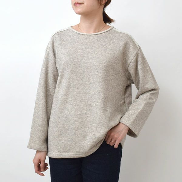 オーガニックコットン&ヤク 裏毛プルオーバー