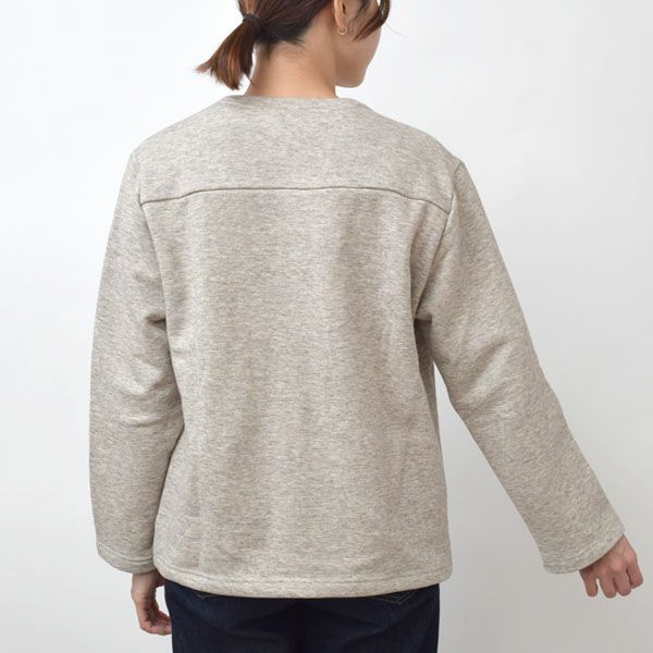 オーガニックコットン&ヤク 裏毛カーディガン | オーガニックコットン