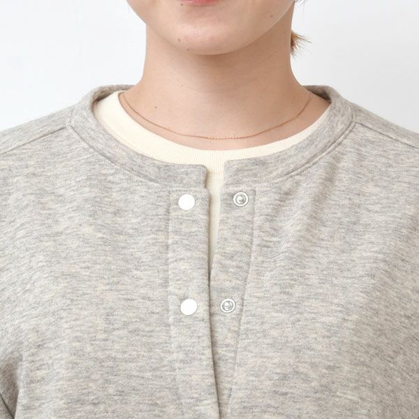 オーガニックコットン&ヤク 裏毛カーディガン