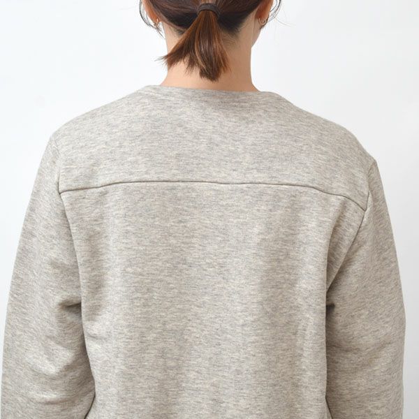 オーガニックコットン&ヤク 裏毛カーディガン