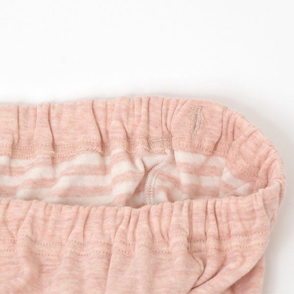 オーガニックコットン 接結フライスふんわりパジャマ(ベンガラ染め)