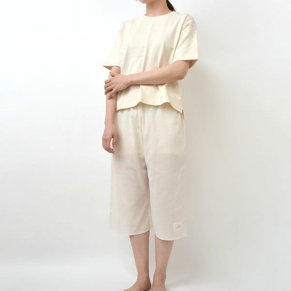 オーガニックコットン inoui高島縮ペチキュロット