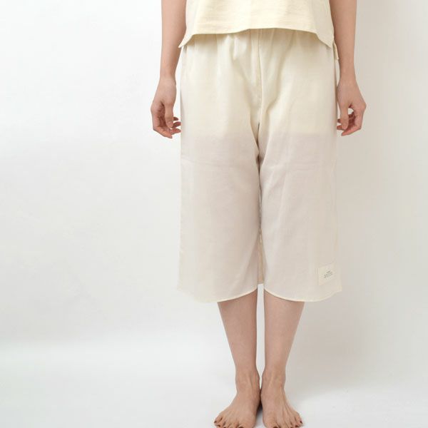オーガニックコットン inoui高島縮ペチキュロット