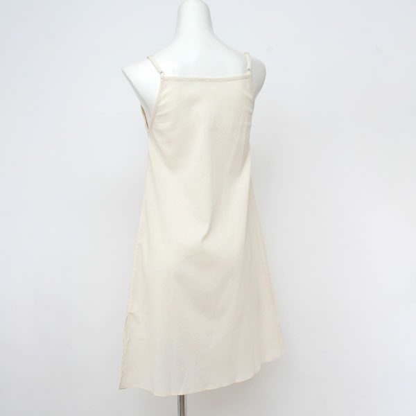 オーガニックコットン inoui高島縮スリップドレス（カップ付き）