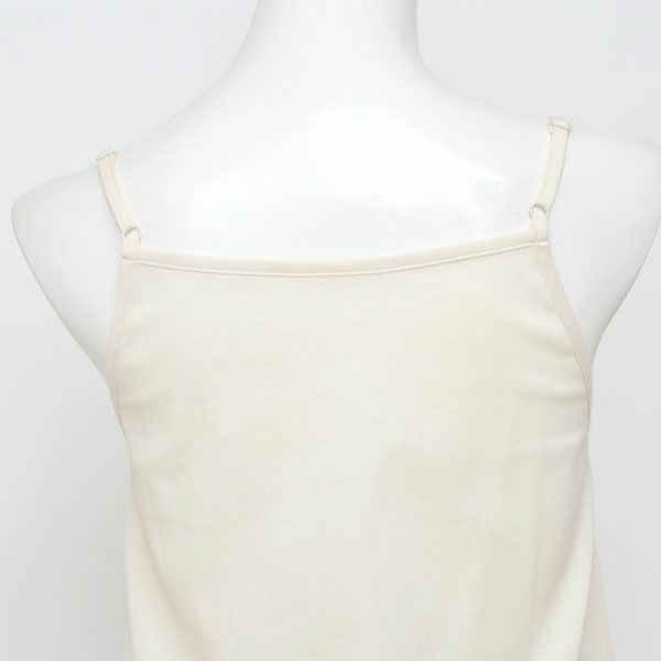 オーガニックコットン inoui高島縮スリップドレス（カップ付き）