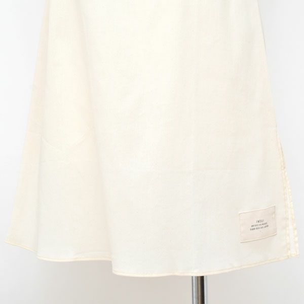 オーガニックコットン inoui高島縮スリップドレス（カップ付き）