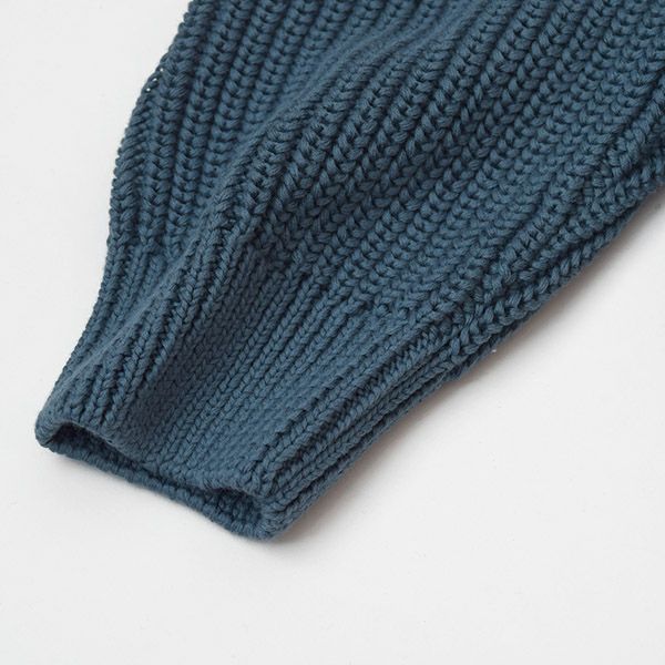 オーガニックコットン チャンキーリブセーター