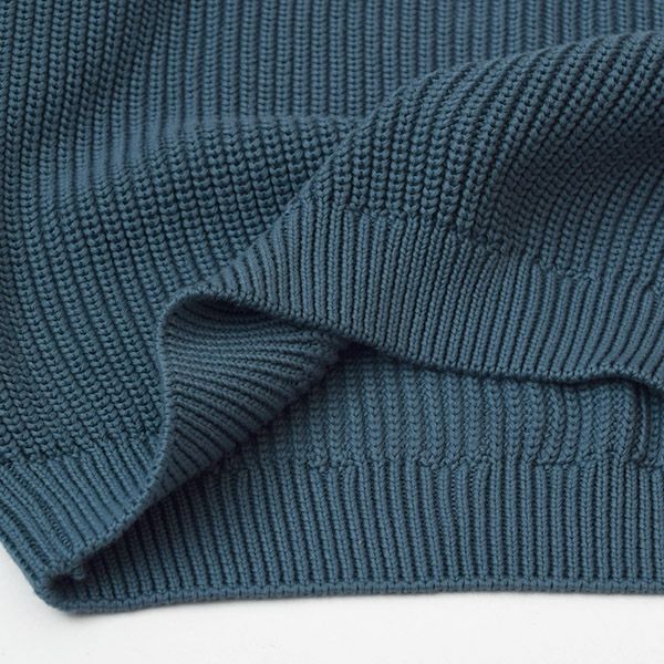 オーガニックコットン チャンキーリブセーター