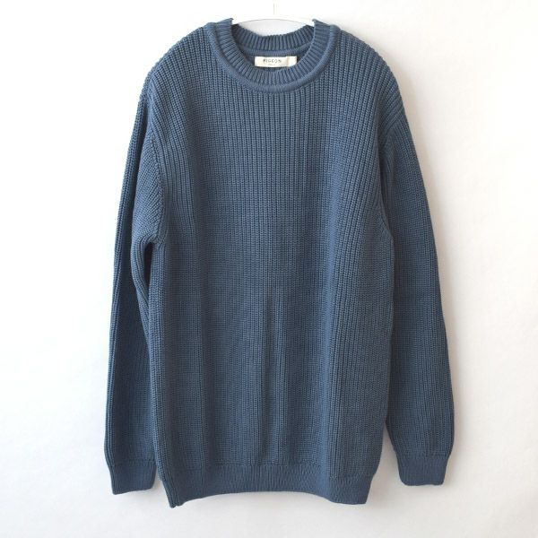 オーガニックコットン チャンキーリブセーター