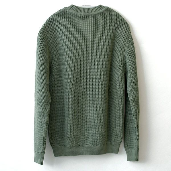 オーガニックコットン チャンキーリブセーター