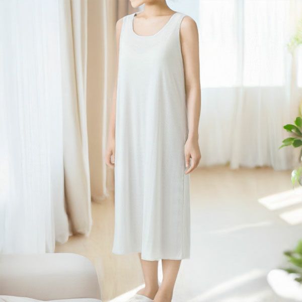 オーガニックコットン フライスペチコートワンピース