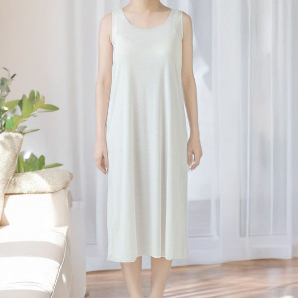 オーガニックコットン フライスペチコートワンピース