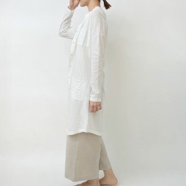 オーガニックコットン＆リネン ツイルビッグパンツ