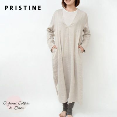 オーガニックコットン＆リネン ツイルワンピース