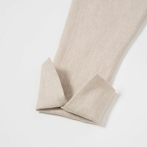 オーガニックコットン＆リネン ツイルワンピース