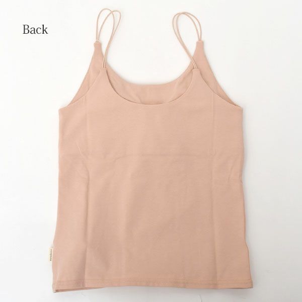 オーガニックコットン ジャスミン ストレッチカップ付きキャミ