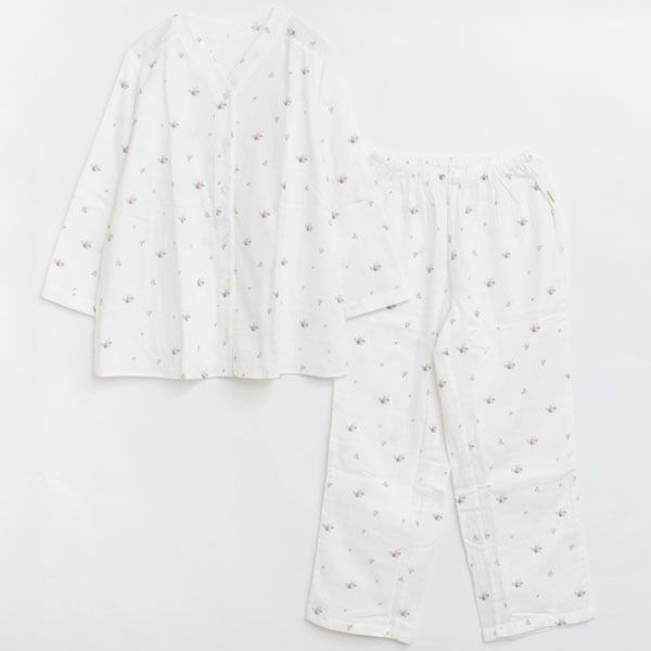 オーガニックコットン プチローズパジャマ