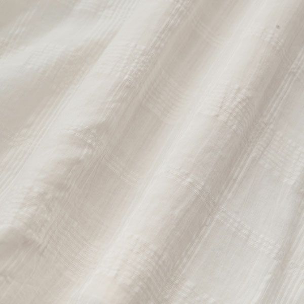 オーガニックコットン シアーチェックヒラリワンピース