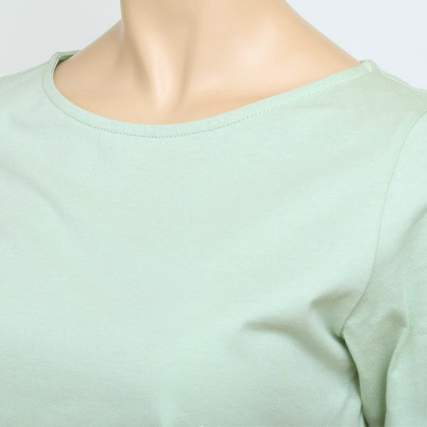 オーガニックコットン ボートネックトップ