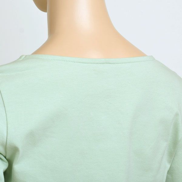 オーガニックコットン ボートネックトップ