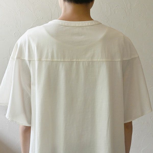 オーガニックコットン サークルヨークトップ