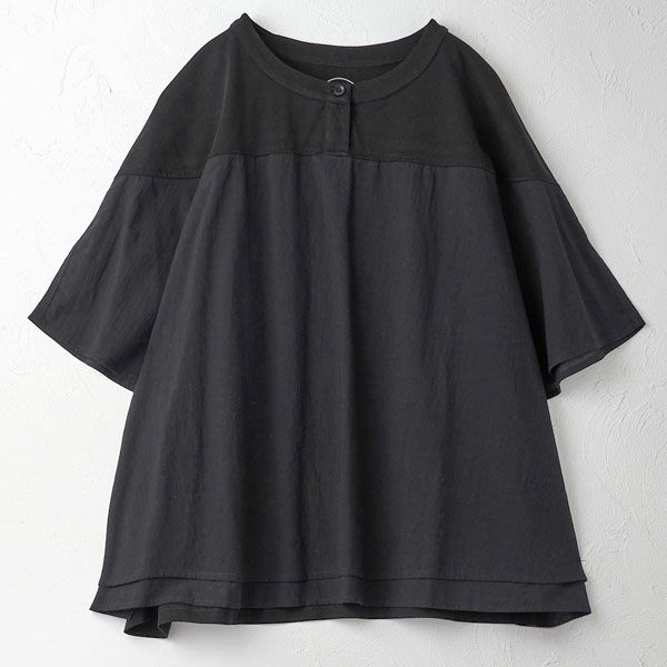 オーガニックコットン サークルヨークトップ