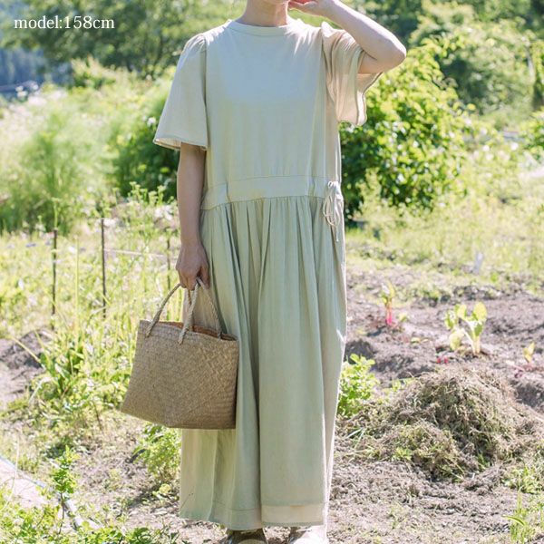 オーガニックコットン ガーデンワンピース