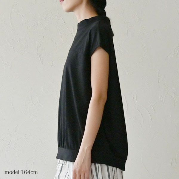 オーガニックコットン フレンチスリーブトップ