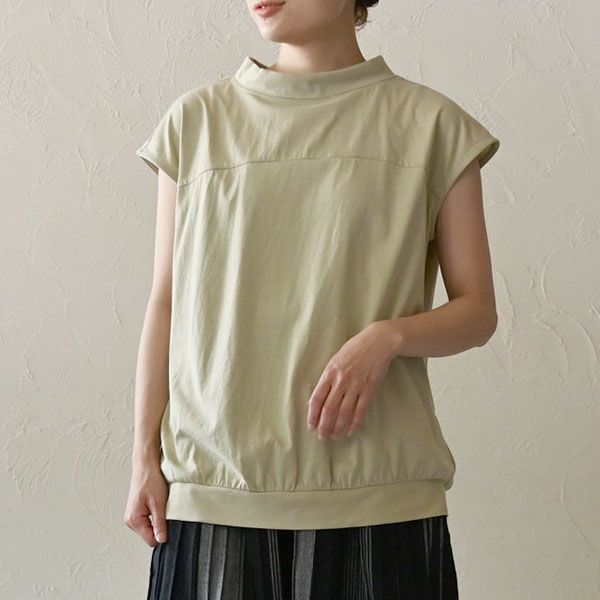 オーガニックコットン フレンチスリーブトップ