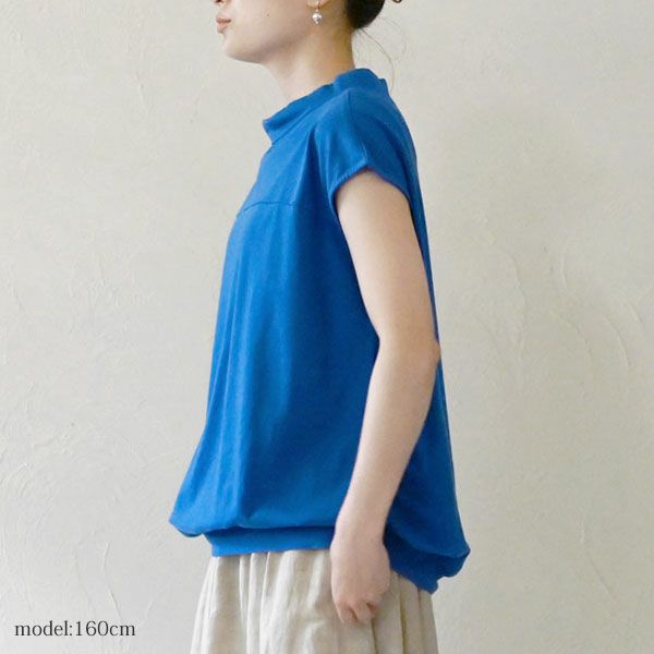 オーガニックコットン フレンチスリーブトップ