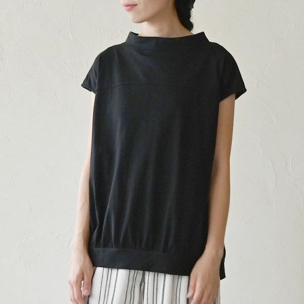 オーガニックコットン フレンチスリーブトップ