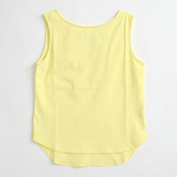 オーガニックコットン ノースリーブトップ