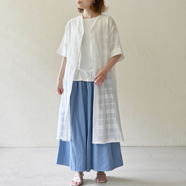 オーガニックコットン ノースリーブトップ