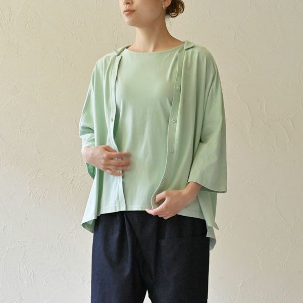 オーガニックコットン ノースリーブトップ